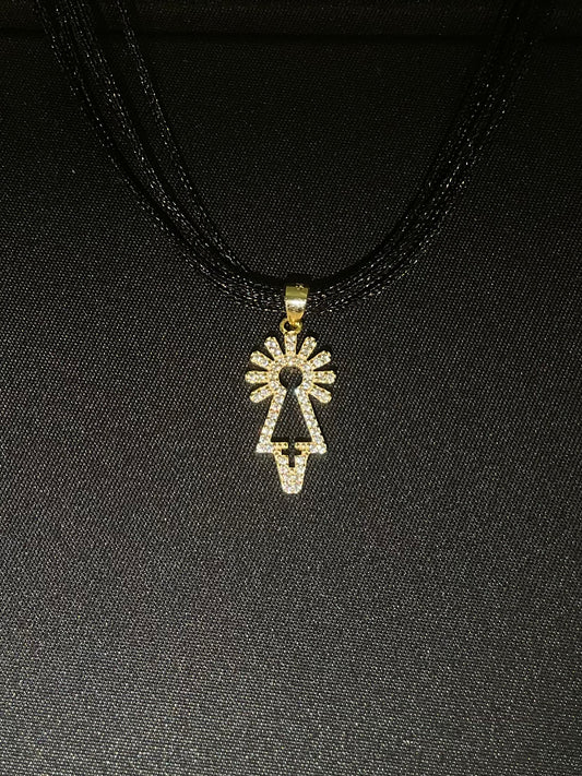 Medalla moderna en cruz