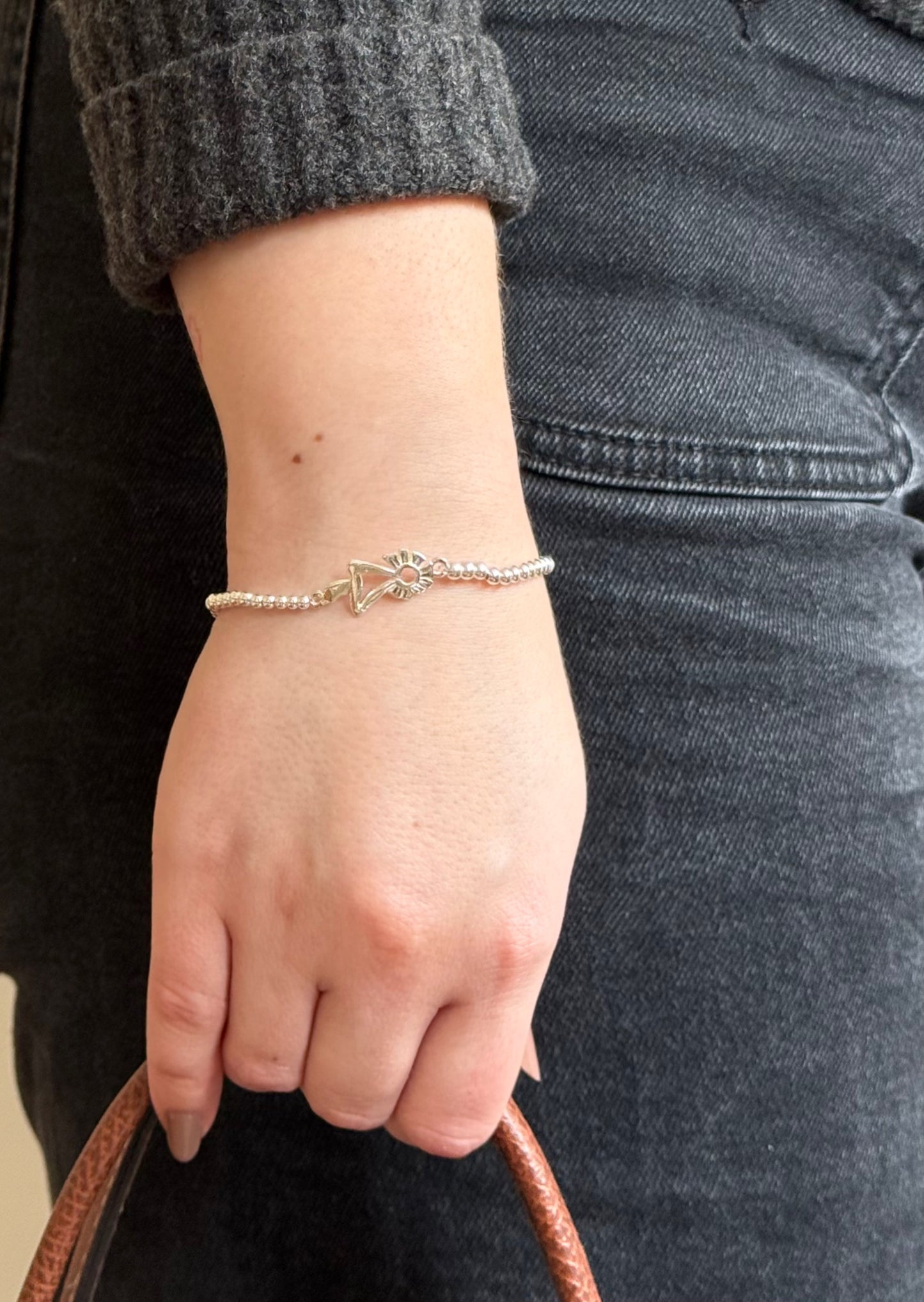 Pulsera destello enlazada