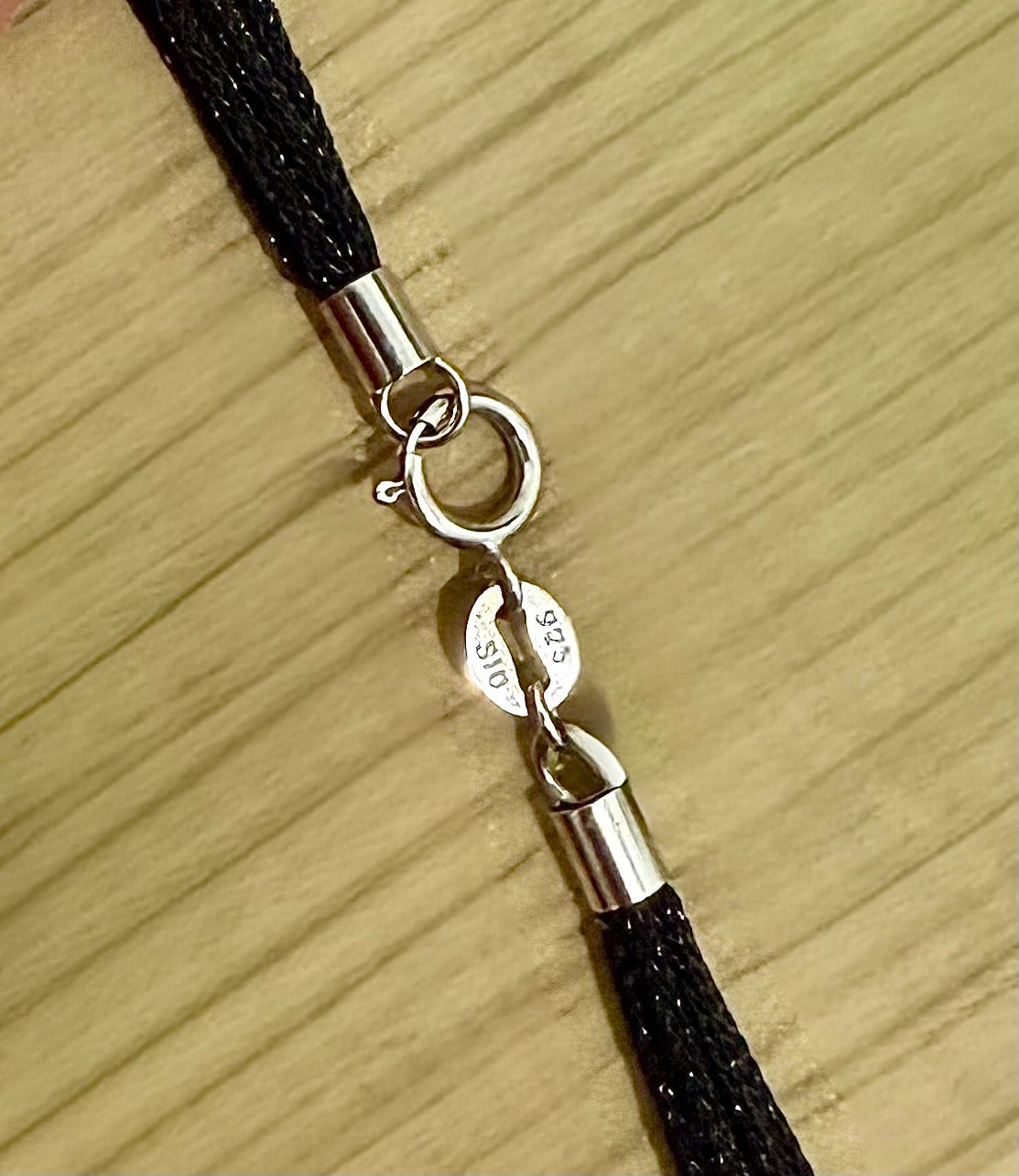 Collar Estampado en plata